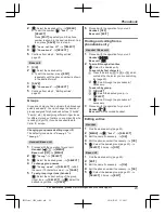 Предварительный просмотр 23 страницы Panasonic KX-TG572SK Operating Instructions Manual