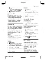 Предварительный просмотр 33 страницы Panasonic KX-TG572SK Operating Instructions Manual