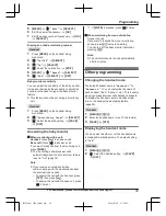 Предварительный просмотр 35 страницы Panasonic KX-TG572SK Operating Instructions Manual