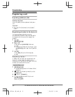 Предварительный просмотр 36 страницы Panasonic KX-TG572SK Operating Instructions Manual