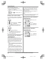 Предварительный просмотр 38 страницы Panasonic KX-TG572SK Operating Instructions Manual