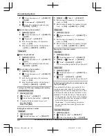 Предварительный просмотр 42 страницы Panasonic KX-TG572SK Operating Instructions Manual