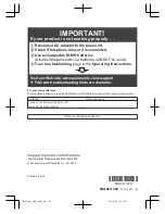 Preview for 68 page of Panasonic KX-TG572SK Operating Instructions Manual