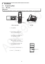 Предварительный просмотр 26 страницы Panasonic KX-TG572SK Service Manual