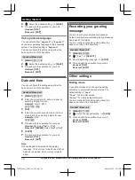 Предварительный просмотр 14 страницы Panasonic KX-TG573SK Operating Instructions Manual