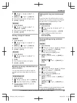 Предварительный просмотр 21 страницы Panasonic KX-TG573SK Operating Instructions Manual