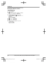 Предварительный просмотр 22 страницы Panasonic KX-TG573SK Operating Instructions Manual