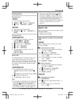 Предварительный просмотр 25 страницы Panasonic KX-TG573SK Operating Instructions Manual