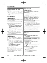 Предварительный просмотр 38 страницы Panasonic KX-TG573SK Operating Instructions Manual