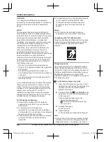 Предварительный просмотр 56 страницы Panasonic KX-TG573SK Operating Instructions Manual