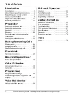 Preview for 2 page of Panasonic KX-TG5761S Operating Instructions Manual