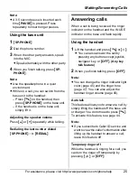 Preview for 25 page of Panasonic KX-TG5761S Operating Instructions Manual