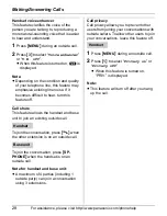 Preview for 28 page of Panasonic KX-TG5761S Operating Instructions Manual