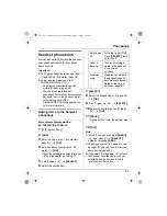 Предварительный просмотр 29 страницы Panasonic KX-TG5762C Operating Instructions Manual