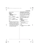 Предварительный просмотр 49 страницы Panasonic KX-TG5762C Operating Instructions Manual