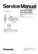 Panasonic KX-TG5771BXS Service Manual предпросмотр