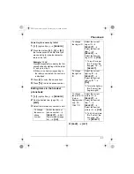 Предварительный просмотр 37 страницы Panasonic KX-TG5778C Operating Instructions Manual