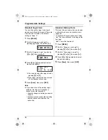 Предварительный просмотр 34 страницы Panasonic KX-TG5831AL Operating Instructions Manual