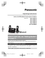 Предварительный просмотр 1 страницы Panasonic KX-TG585SK Operating Instructions Manual