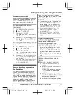 Предварительный просмотр 25 страницы Panasonic KX-TG585SK Operating Instructions Manual