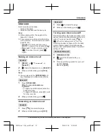 Предварительный просмотр 31 страницы Panasonic KX-TG585SK Operating Instructions Manual