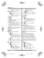 Предварительный просмотр 36 страницы Panasonic KX-TG585SK Operating Instructions Manual