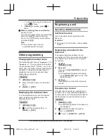 Предварительный просмотр 53 страницы Panasonic KX-TG585SK Operating Instructions Manual