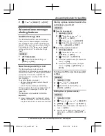 Предварительный просмотр 65 страницы Panasonic KX-TG585SK Operating Instructions Manual