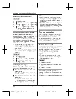 Предварительный просмотр 66 страницы Panasonic KX-TG585SK Operating Instructions Manual