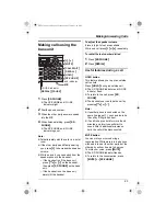 Предварительный просмотр 23 страницы Panasonic KX-TG5871AL Operating Instructions Manual