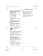 Предварительный просмотр 25 страницы Panasonic KX-TG5871AL Operating Instructions Manual