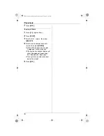 Предварительный просмотр 30 страницы Panasonic KX-TG5871AL Operating Instructions Manual