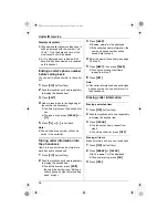 Предварительный просмотр 36 страницы Panasonic KX-TG5871AL Operating Instructions Manual