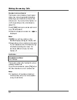 Preview for 22 page of Panasonic KX-TG5921NZ Operating Instructions Manual