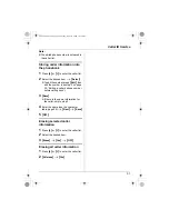 Предварительный просмотр 31 страницы Panasonic KX-TG5931AL Operating Instructions Manual