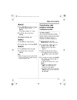 Предварительный просмотр 43 страницы Panasonic KX-TG5931AL Operating Instructions Manual