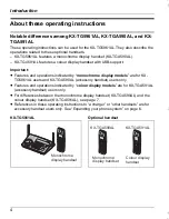 Preview for 4 page of Panasonic KX-TG5961AL Operating Instructions Manual