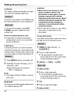 Preview for 28 page of Panasonic KX-TG5961AL Operating Instructions Manual