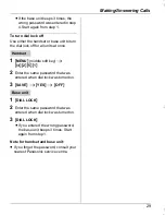 Preview for 29 page of Panasonic KX-TG5961AL Operating Instructions Manual