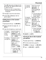 Preview for 33 page of Panasonic KX-TG5961AL Operating Instructions Manual