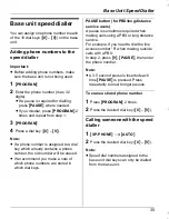 Preview for 35 page of Panasonic KX-TG5961AL Operating Instructions Manual