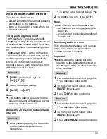 Preview for 55 page of Panasonic KX-TG5961AL Operating Instructions Manual