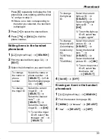 Предварительный просмотр 33 страницы Panasonic KX-TG5971AL Operating Instructions Manual