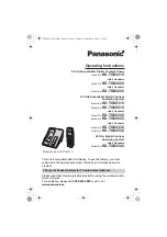 Panasonic KX-TG6021C Operating Instructions Manual preview