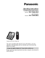 Panasonic KX-TG6021NZ Operating Instructions Manual preview