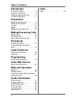 Preview for 2 page of Panasonic KX-TG6021NZ Operating Instructions Manual