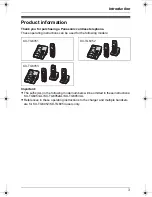 Предварительный просмотр 3 страницы Panasonic KX-TG6051AL Operating Instructions Manual