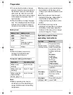 Предварительный просмотр 12 страницы Panasonic KX-TG6051AL Operating Instructions Manual