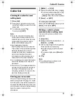 Предварительный просмотр 23 страницы Panasonic KX-TG6051AL Operating Instructions Manual