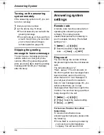 Предварительный просмотр 34 страницы Panasonic KX-TG6051AL Operating Instructions Manual